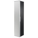 Armoire haute EDITION 300 350 x 1800 x 385 mm, charnières gauche anthracite / placage ébano KEUCO