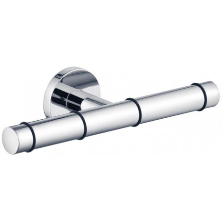 Support WC double EDITION ATELIER pour rouleau largeur 100/120 mm chromé KEUCO