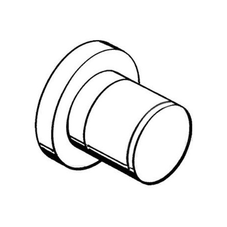 Set de finition pour robinet d'arrêt UP DN 15 / DN 20 finition inox KEUCO