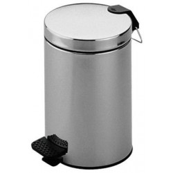 Poubelle aluminium anodisé argent KEUCO