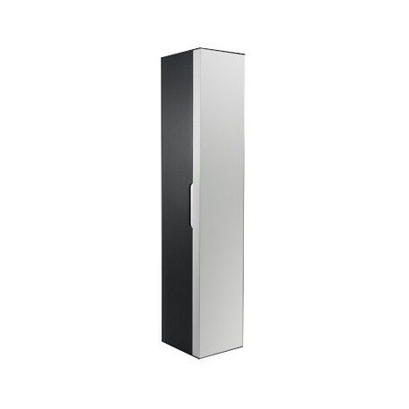 Armoire haute EDITION 300 350 x 1800 x 385 mm, battante droite anthracite / blanc alpin brillant KEUCO