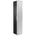 Armoire haute EDITION 300 350 x 1800 x 385 mm, battante droite anthracite / blanc alpin brillant KEUCO