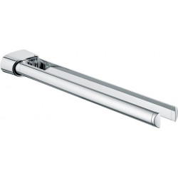 Porte-serviettes ELEGANCE en 2 parties, saillie orientable : 340 mm chromé KEUCO