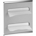 Module lavabo 2 PLAN INTEGRAL 326 x 325 x 143 mm chromé / aluminium, droite KEUCO