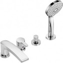 Mitigeur bain / douche ELEGANCE montage sur rebord de baignoire 4 trous, chromé KEUCO