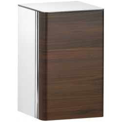 Élément bas ELEGANCE charnière de porte gauche anthracite / placage ébano KEUCO