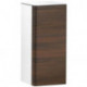 Élément central ELEGANCE charnière de porte à droite anthracite / placage ébano KEUCO