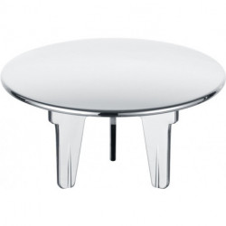 Couvercle pour robinet à tige finition inox KEUCO