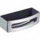 Panier de douche ELEGANCE insert plastique en 2 parties, chromé anthracite KEUCO