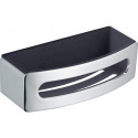 Panier de douche ELEGANCE insert plastique en 2 parties, chromé anthracite KEUCO