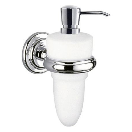 Pompe savon PLAN pour savon liquide en vrac chromé KEUCO