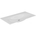 Lavabo en céramique EDITION 11 adaptable sur robinetterie 1 trou 1055 x 17 x 538 mm blanc KEUCO