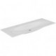 Lavabo double en céramique EDITION 11 1405 x 17 x 538 mm adapté aux robinetteries 1 trou blanc KEUCO