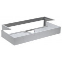 Meuble sous-vasque EDITION 300 1250 x 155 x 525 mm panneau tiroir plaqué noyer KEUCO