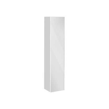 Meuble haut ROYAL REFLEX 350 x 1670 x 335 mm, charnière de porte à gauche, corps titane, rétroviseur avant KEUCO