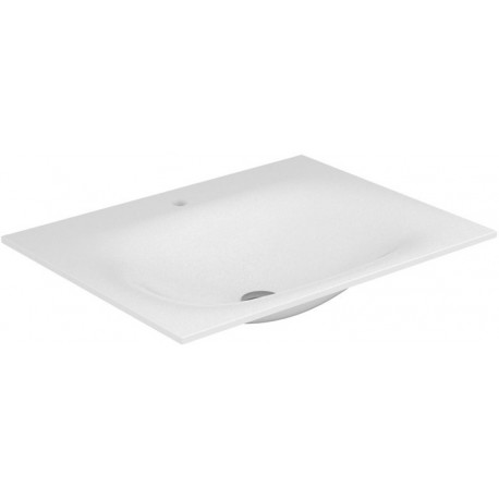 Lavabo Varicor EDITION 11 PLANNING avec alésage 1 trou 700mm blanc arctique soie mat KEUCO