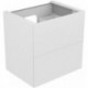 Meuble sous-vasque EDITION 11 700 x 700 x 535 mm avec éclairage intérieur LED, anthracite KEUCO