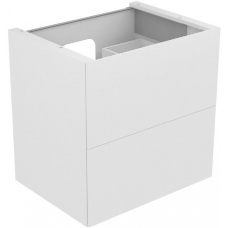 Meuble sous-vasque EDITION 11 700 x 700 x 535 mm avec éclairage intérieur LED blanc brillant KEUCO