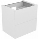 Meuble sous-vasque EDITION 11 700 x 700 x 535 mm avec éclairage intérieur LED blanc brillant KEUCO