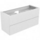 Meuble sous-vasque EDITION 11 1400 x 700 x 535 mm avec éclairage intérieur LED chêne platine KEUCO