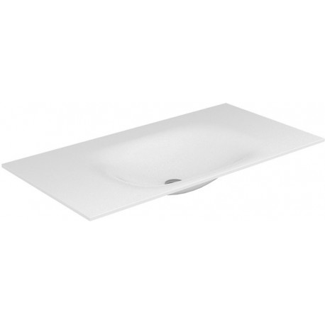 Lavabo Varicor EDITION 11 PLANNING sans trou pour robinetterie 1400 mm blanc arctique satiné KEUCO