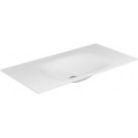 Lavabo Varicor EDITION 11 PLANNING sans trou pour robinetterie 1400 mm blanc arctique satiné KEUCO