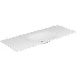 Lavabo Varicor EDITION 11 PLANNING sans trou pour robinet 2100 mm blanc arctique satiné KEUCO