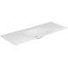 Lavabo Varicor EDITION 11 PLANNING sans trou pour robinetterie 2450 mm blanc arctique satiné KEUCO