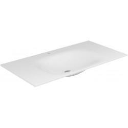 Lavabo Varicor EDITION 11 PLANNING avec perçage 1 trou 1400 mm blanc arctique satiné KEUCO