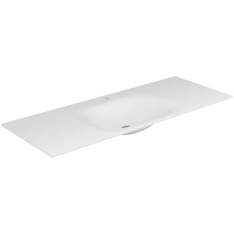 Lavabo Varicor EDITION 11 PLANNING avec perçage 1 trou 2450mm blanc arctique satiné KEUCO