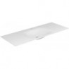 Lavabo Varicor EDITION 11 PLANNING avec perçage 1 trou 2450mm blanc arctique satiné KEUCO