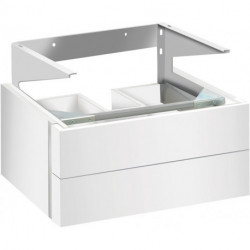 Meuble sous-vasque EDITION 300 650 x 315 x 525 mm blanc / blanc KEUCO