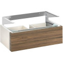 Meuble sous-vasque EDITION 300 950 x 315 x 525 mm anthracite / placage olive KEUCO