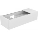 Meuble sous-vasque EDITION 11 1400 x 350 x 535 mm avec éclairage intérieur LED, anthracite KEUCO