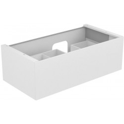 Meuble sous-vasque EDITION 11 PLANNING 1050 x 350 x 535 mm, découpe siphon droite truffe KEUCO