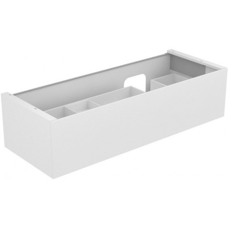 Meuble sous-vasque EDITION 11 PLANNING 1400 x 350 x 535 mm, découpe siphon à droite anthracite KEUCO