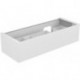 Meuble sous-vasque EDITION 11 PLANNING 1400 x 350 x 535 mm, découpe siphon à droite avec éclairage intérieur LED Truffe KEUCO