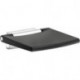 Siège rabattable siège PLAN 370 mm chromé / noir-gris RAL 7021 KEUCO