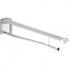 Barre de support rabattable pour WC PLAN CARE 700 mm, chromé / blanc (RAL 9010) KEUCO