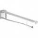 Barre abattante pour WC PLAN CARE 850 mm, chromé / blanc (RAL 9010) KEUCO