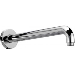 Bras de douche ELEGANCE pour raccordement mural 1/2 pouce saillie 312 mm chromé KEUCO