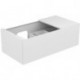 Meuble sous-vasque EDITION 11 1050 x 350 x 535 mm avec éclairage intérieur LED, anthracite KEUCO