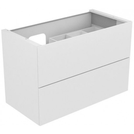 Meuble sous-vasque EDITION 11 PLANNING 1050 x 700 x 535 mm, découpe siphon gauche anthracite KEUCO