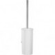 Ensemble de brosse de toilette MOLL chromé / blanc