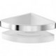 Panier de douche d'angle MOLL en 2 parties chromé / blanc KEUCO