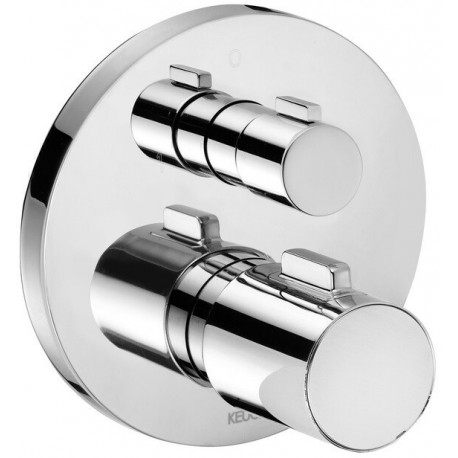 Mitigeur thermostatique MOLL DN 15 / DN 20, avec céramique chromée et chromée KEUCO