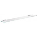 Etagère en verre EDITION 11 avec plateau en verre cristal ESG 1400 x 8 x 120 mm chromé KEUCO