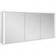 Armoire miroir ROYAL 60 1400 x 650 x 162 mm, rallonge murale anodisée teintée argent KEUCO