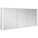 Armoire miroir ROYAL 60 1400 x 650 x 162 mm, rallonge murale anodisée teintée argent KEUCO