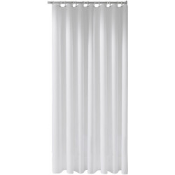 Rideau de douche PLAN uni 2000 x 2000 mm, anthracite, 11 oeillets KEUCO